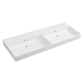 Dobbelt Håndvask <strong>Serin</strong>  Hvid Blank 120x46 cm