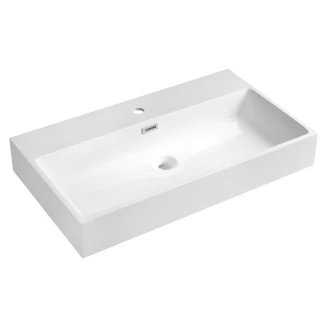 Håndvask <strong>Navia</strong>  Hvid Blank 80x46 cm