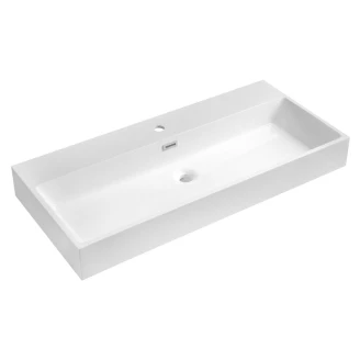 Håndvask <strong>Navia</strong>  Hvid Blank 100x46 cm