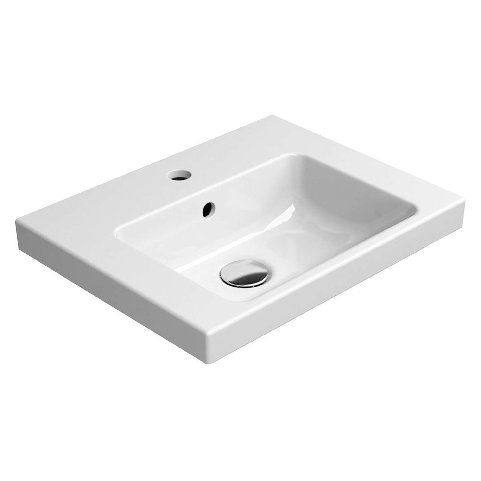 Håndvask Serava Hvid Blank 50x40 cm