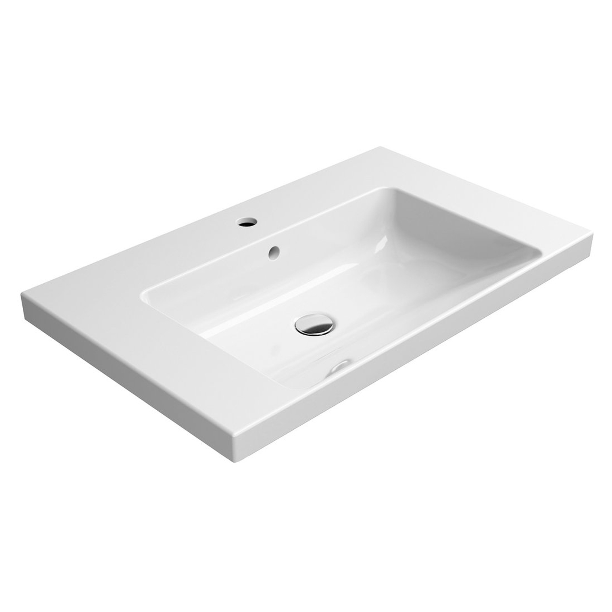 Håndvask Serava Hvid Blank 80x50 cm