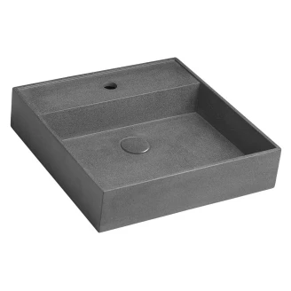 Beton Håndvask <strong>Calari</strong>  Mørkegrå Mat 46x46 cm