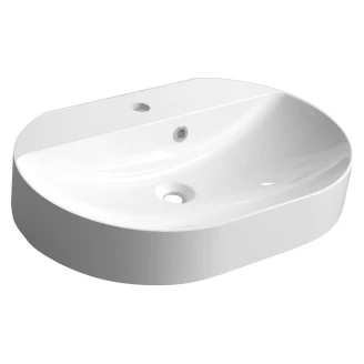 Håndvask <strong>Serica</strong>  Oval Hvid Blank 63x43 cm