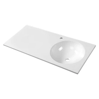 Håndvask <strong>Zantia</strong>  Hvid Blank 100x47 cm Højre