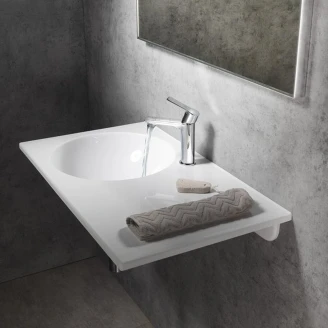 Håndvask <strong>Zantia</strong>  Hvid Blank 100x47 cm Venstre