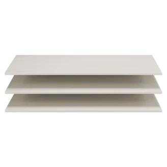 Woood Sæt med Væghylde 3 stk <strong>Shelf</strong>  Beige