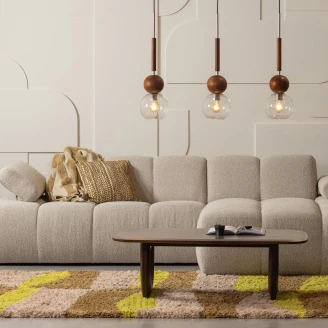 Woood Sofa Højre <strong>Mojo</strong>  Beige 285 cm