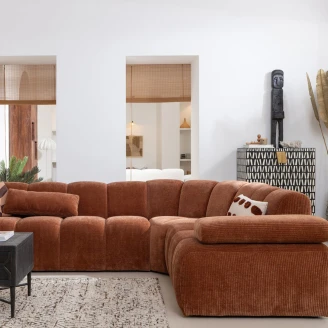 Woood Sofa Venstre <strong>Mojo</strong>  Rustbrun 310 cm