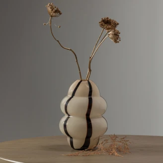 Woood Vase <strong>Kency</strong>  Beige