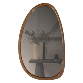 Woood Spejl <strong>Leif</strong>  Beige 64x38 cm