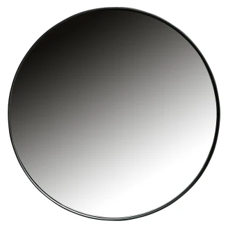 Woood Spejl <strong>Doutzen</strong>  Sort Ø 80 cm