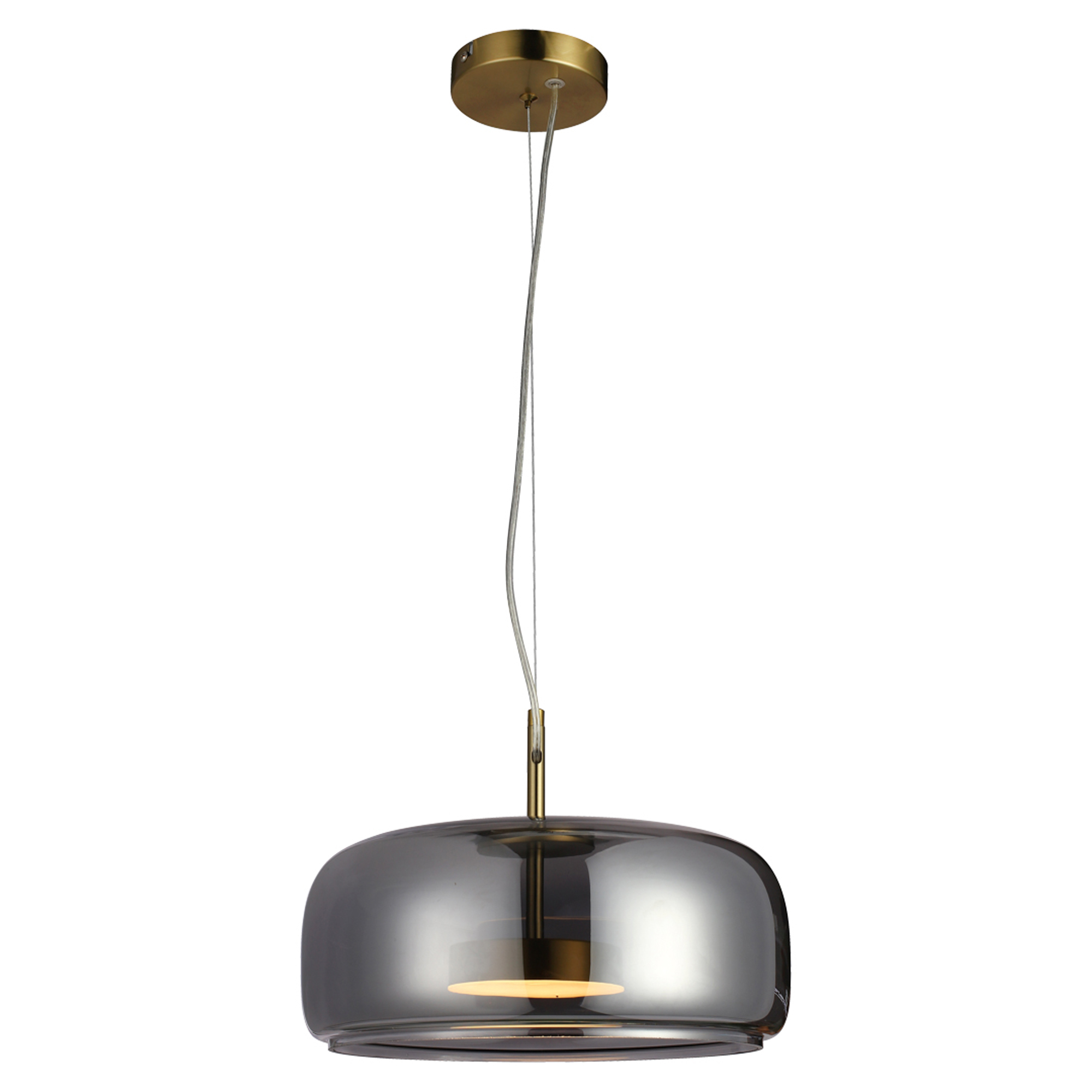Hængende Lampa Aurelio M Guld, Røg Blank