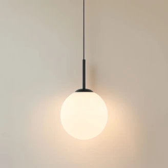 Hængende Lampa <strong>Rovelle</strong>  M Hvid, Sort Mat