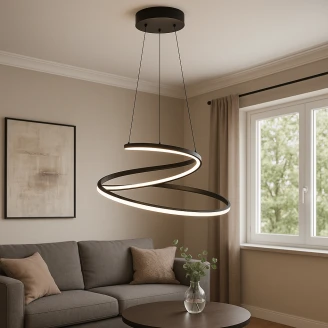 Hængende Lampa <strong>Denara</strong>  Sort Mat