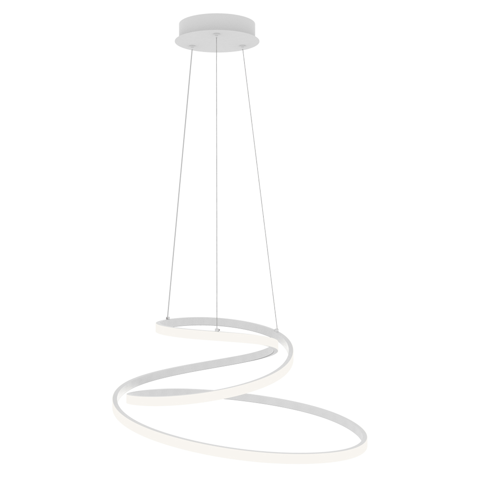 Hængende Lampa Denara Hvid Mat