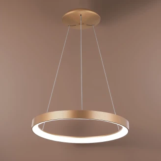 Hængende Lampa <strong>Norelli</strong>  L Guld Mat