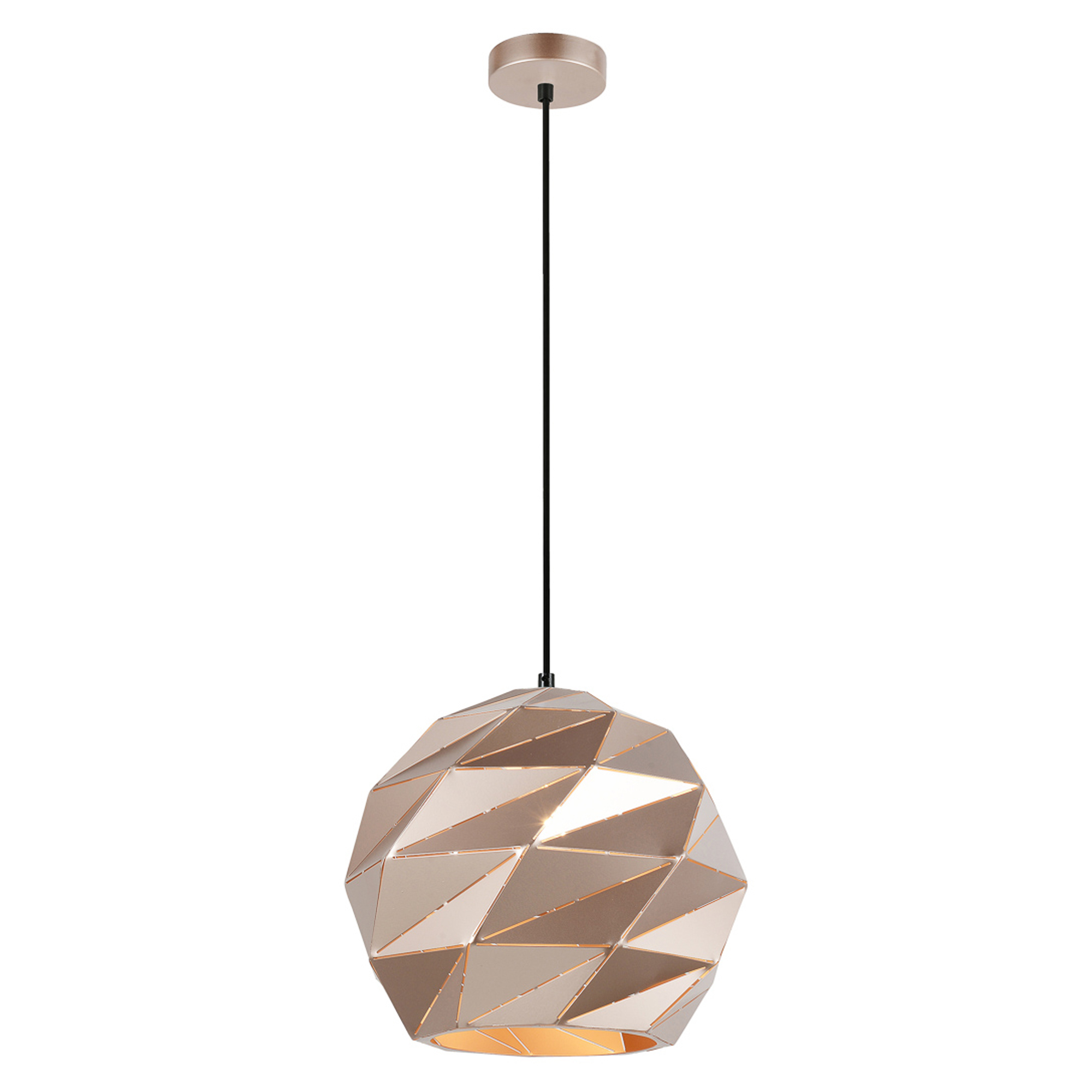 Hængende Lampa Rolan M Guld Blank