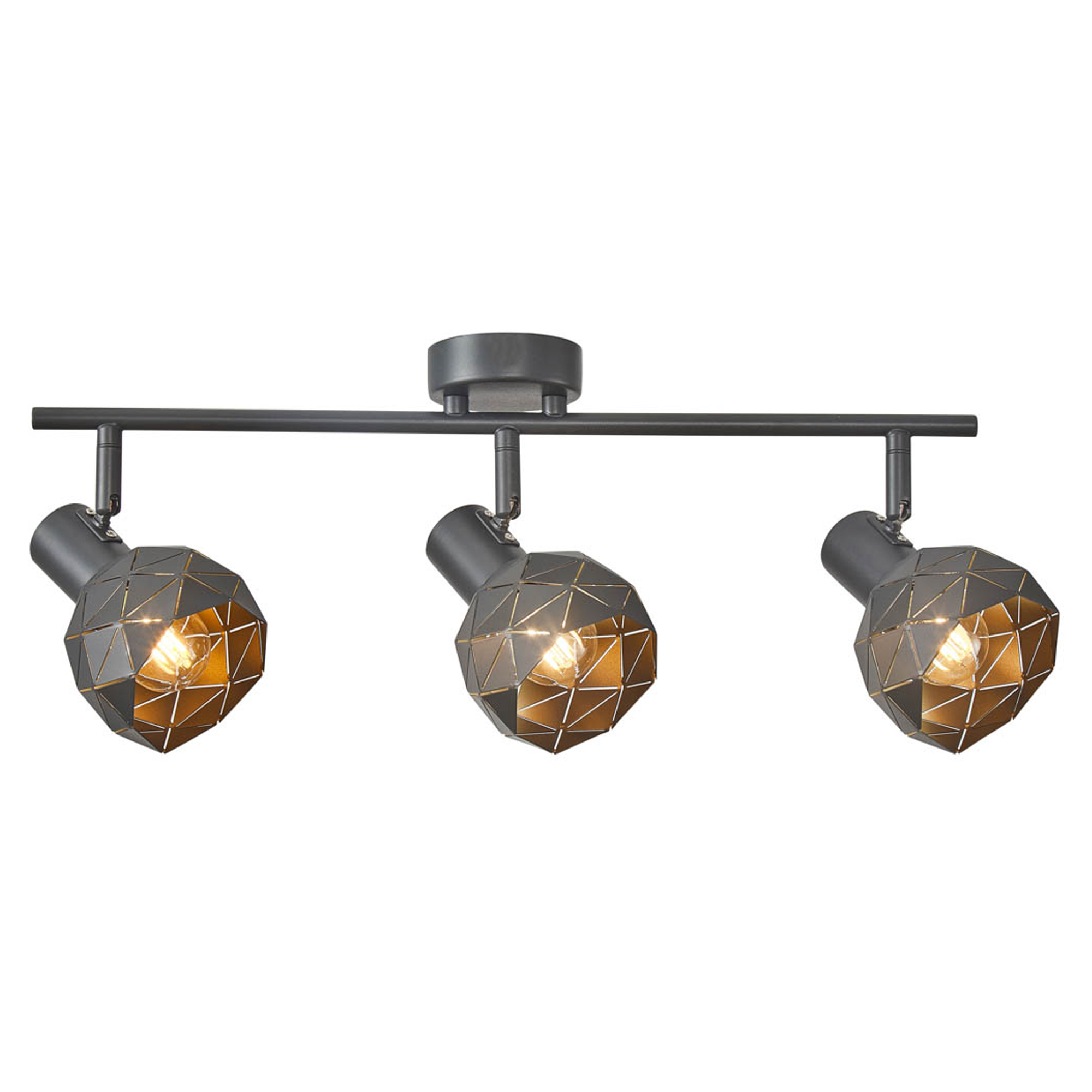 Taklampa Renolia Trio Grafit Mat