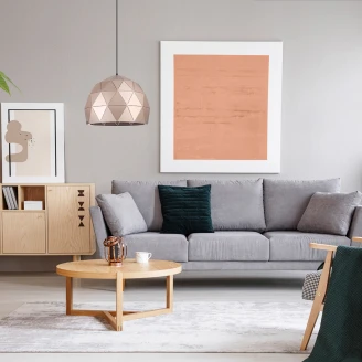 Hængende Lampe Renolia M Champagneguld Mat