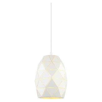 Hængende Lampa <strong>Renolia</strong>  S Hvid Mat