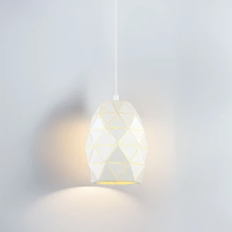 Hængende Lampa <strong>Renolia</strong>  S Hvid Mat
