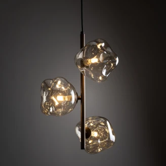 Hængende Lampe <strong>Ardea</strong>  Trio Brun Blank