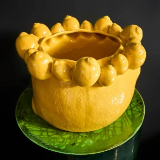 Werner Voss Vase Lemon Gul Blank