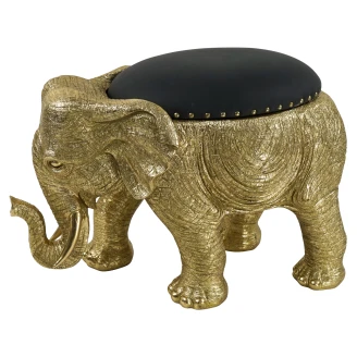 Werner Voss Siddepuf <strong>Elephant</strong>  Guld Blank
