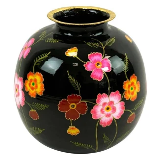 Werner Voss Vase Lorea Sort, Flerfarvet Blank