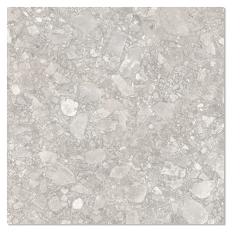 Klinker <strong>Flodsten</strong>  Lysegrå Mat 60x60 cm