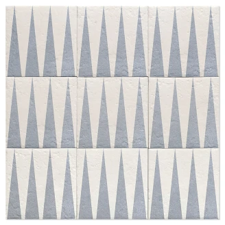 Mainzu Klinker Blue Four Mat 20x20 cm
