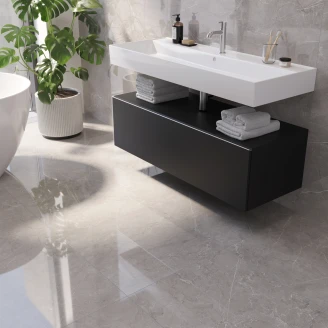 Marmor Klinker <strong>Soapstone Lux</strong>  Grå Poleret 60x60 cm