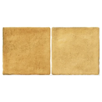 Vægflise <strong>Zento</strong>  Okker Blank 10x20 (10x10) cm