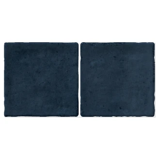 Vægflise <strong>Zento</strong>  Mørkeblå Blank 10x20 (10x10) cm