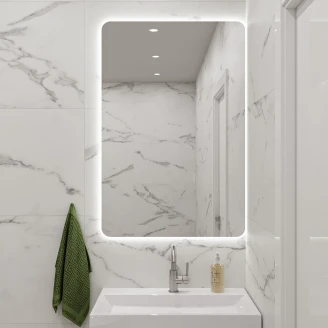 Marmor Klinker <strong>Michelangelo Carrara</strong>  Hvid Mat Rak 30x60 cm