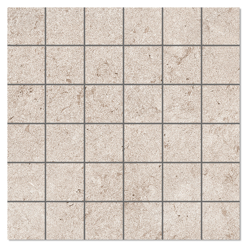 Mosaik Klinker Caldera Beige Mat 30x30 (5x5) cm
