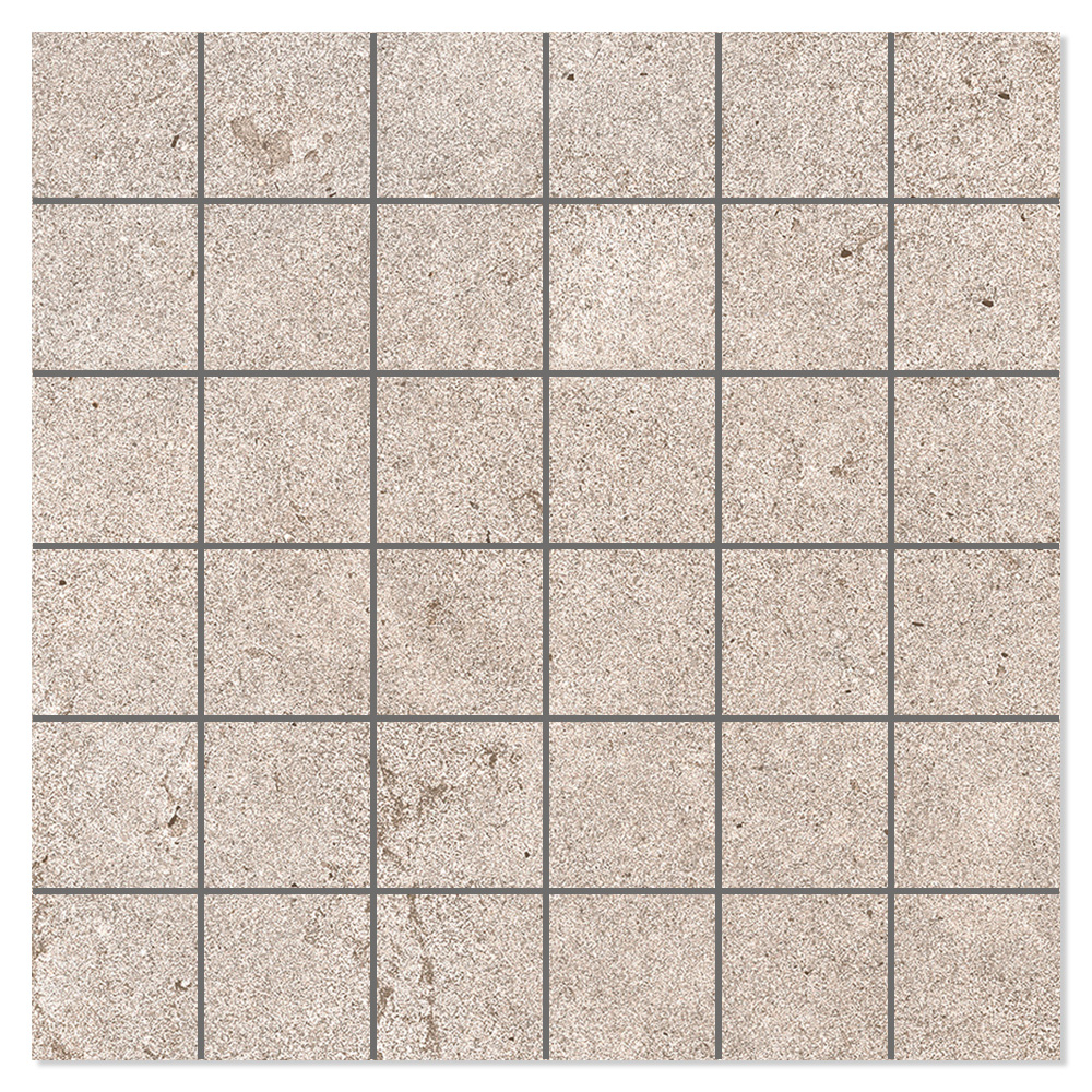 Mosaik Klinker Caldera Brun Mat 30x30 (5x5) cm
