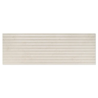 Dekor Vægflise <strong>Caldera</strong>  Lys Beige Mat-Relief 30x90 cm