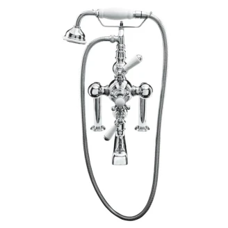 Kenny&Mason Badekararmatur <strong>Thames</strong>  Krom Blank Dækmonteret med Termostat