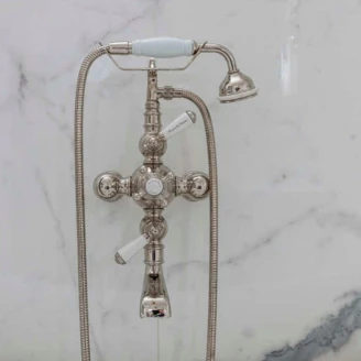 Kenny&Mason Badekararmatur <strong>Thames</strong>  Krom Blank med Termostat