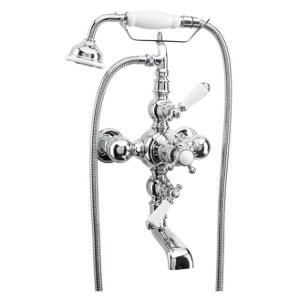 Kenny&Mason Badekararmatur <strong>Thames</strong>  Krom Blank med Termostat