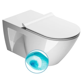 Væghængt Handicapvenligt Toilet <strong>Civitas</strong>  Hvid Blank med Swirlflush-teknologi