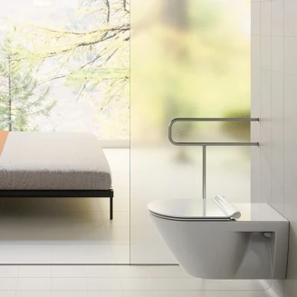 Væghængt Handicapvenligt Toilet <strong>Civitas</strong>  Hvid Blank med Swirlflush-teknologi