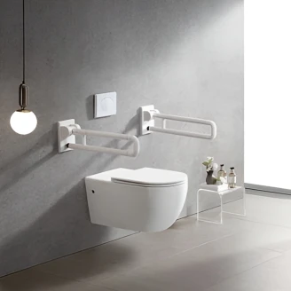 Bathco Væghængt Toilet <strong>Okinawa</strong>  Hvid Glat