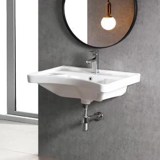 Bathco Håndvask Handicapvenlig <strong>Okinawa</strong>  Hvid Glat 66.5 cm
