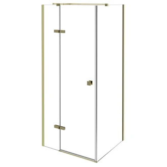 Brusehjørne <strong>Torre</strong>  Guld 6 mm 90x90 cm Venstre