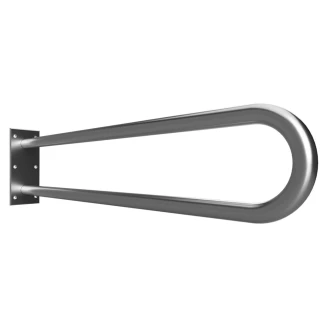 Støttehåndtag Handicapvenlig <strong>Steda</strong>  90 cm Dobbelt Krom Mat Uden Betræk
