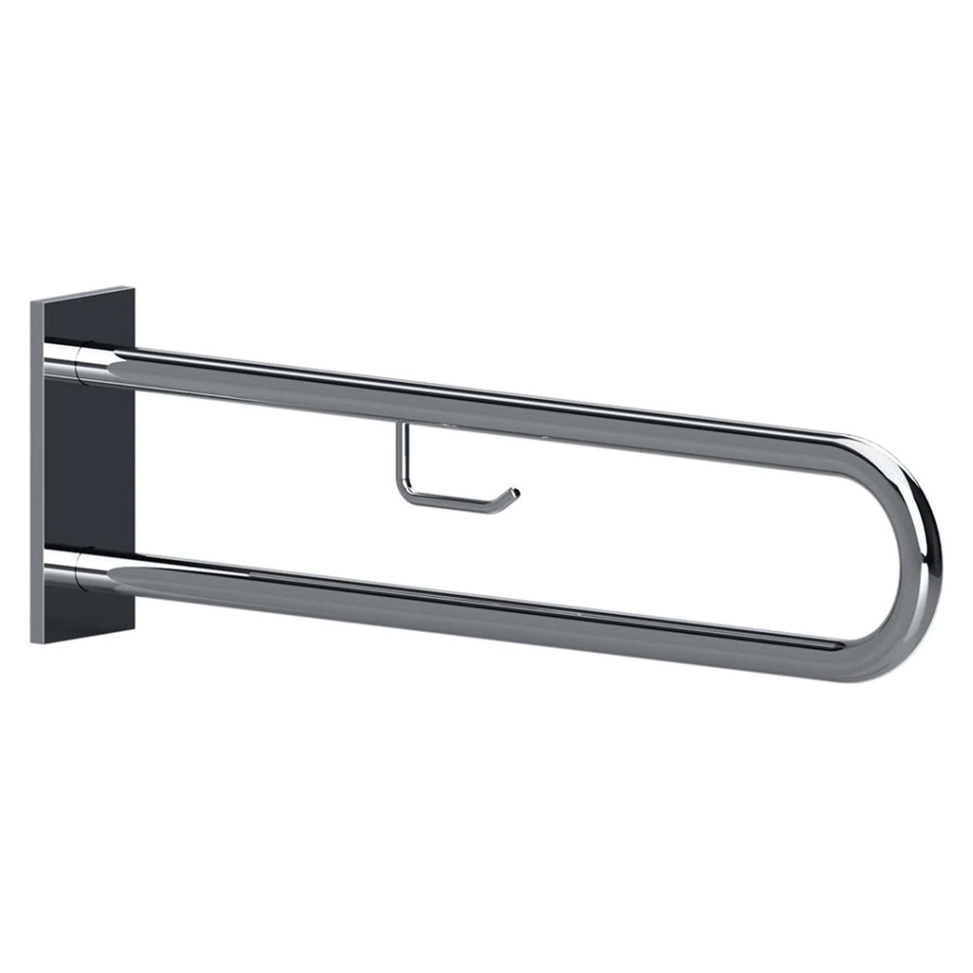 Støttehåndtag med Toiletpapirholder Handicapvenlig Steda 81 cm Dobbelt Krom Blank