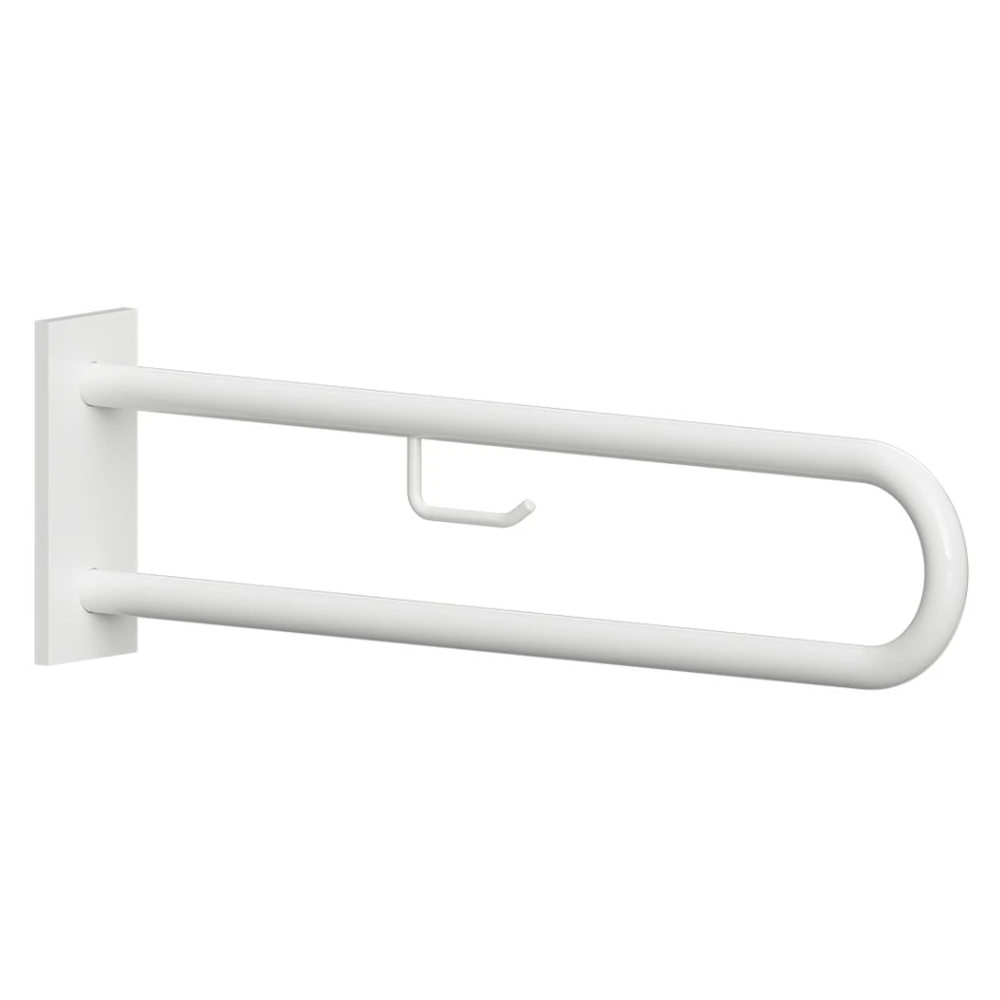 Støttehåndtag med Toiletpapirholder Handicapvenlig Steda 90 cm Dobbelt Hvid Mat