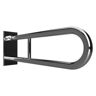 Fællbare Støttehåndtag Handicapvenlig <strong>Steda</strong>  75 cm Dobbelt Krom Blank